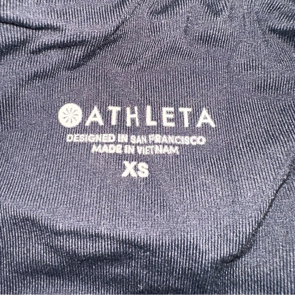 Athleta Black Leggings with Zipper Detail at Ankles Size XS - Picture 6 of 8